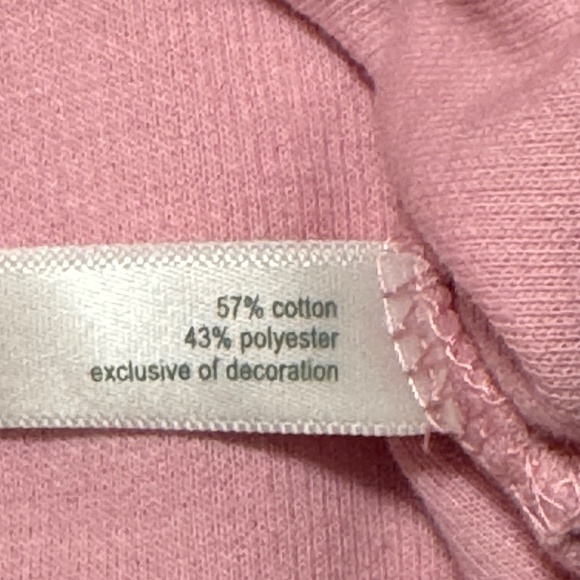 pink 3/4 sleeve blouse with rock and crystal stone on v neck shape size 1x - Picture 4 of 4